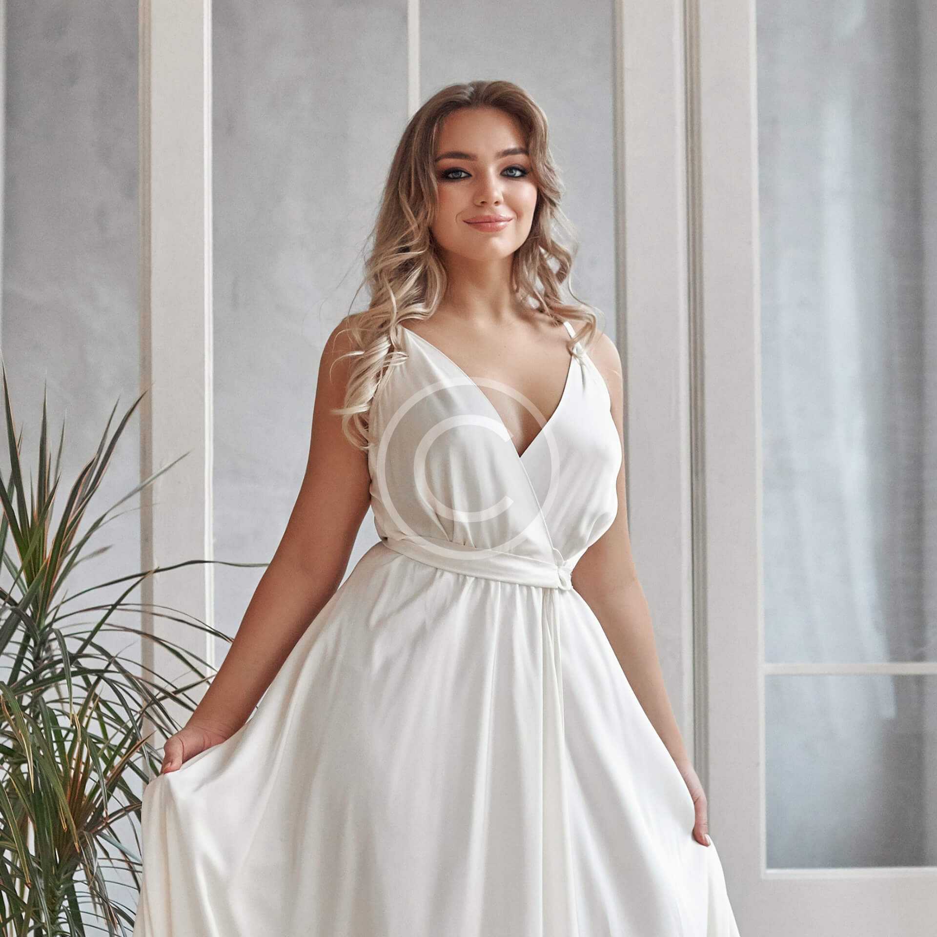 Satin dress
